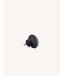 Furniture knob half-sphere, African black horn, D