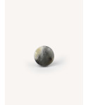 Furniture knob small disk, African black horn, B
