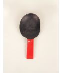 Cuillère à riz en corne avec manche laqué rouge
