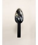 African black horn tarte server