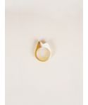 Ring Imine in blond horn in size S