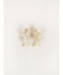 Blond horn Flux earrings