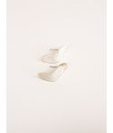 Boucles d'oreilles Ion en corne blonde