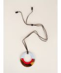 Pendentif Sinh Nhat 1 en sabot avec laque bicolore