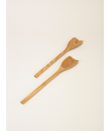Couverts à salade en bois de frêne