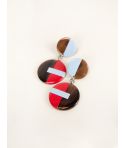 Earrings Sinh Nhat 3 in hoof with two-tone lacquer