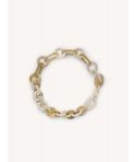 Short necklace in blonde horn