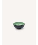 Coco bowl lacquered jade & black
